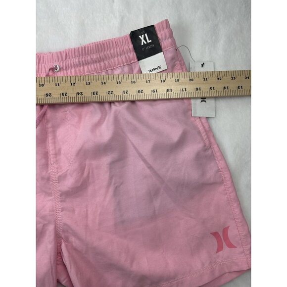 Hurley Men's Board Short 17'' Length OAO Crossdye Volley Pink Sz. XL NWT - Picture 8 of 10